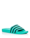 Adidas Originals Men's Adilette Slide Sandals In Green