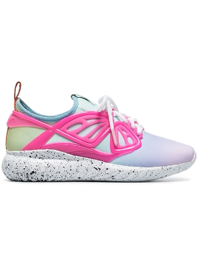 Sophia Webster Fly-bi Rubber And Leather-trimmed Neoprene Sneakers In Multicoloured
