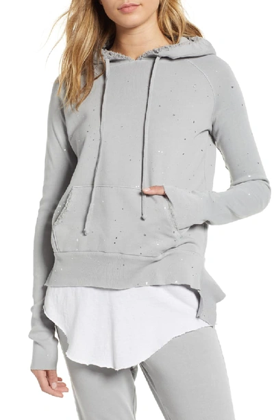 Frank Eileen Tee Lab Cotton Fleece Pullover Hoodie Sweater In Dime Splatter ModeSens