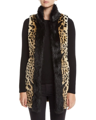 Fabulous Furs Cheetah-print Faux-fur Stroller Vest In Leopard