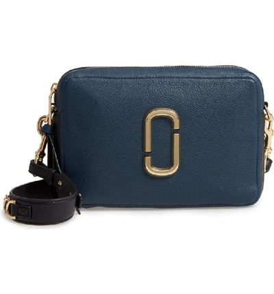 Marc Jacobs The Softshot 27 Crossbody Bag - Blue In Blue Sea/gold