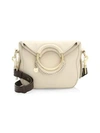 See By Chloé See By Chloe Monroe Small Leather Crossbody In Cement Beige/gold