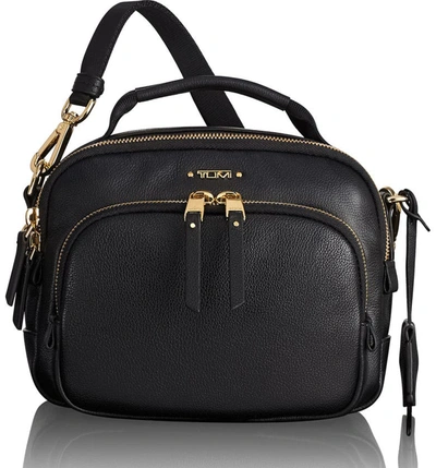 Tumi Voyageur Troy Leather Crossbody Bag In Black ModeSens