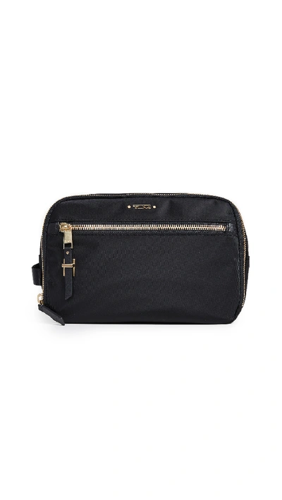 Tumi Voyageur Erie Nylon Cosmetics Case In Black