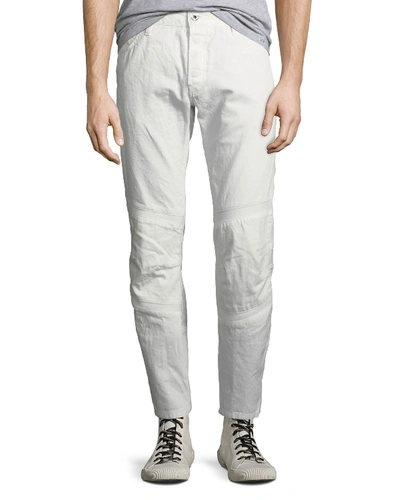 G-star Raw Men's Motac Deconstructed 2d Slim Jeans In Ivory