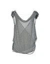 Trussardi Jeans Tops In Grey