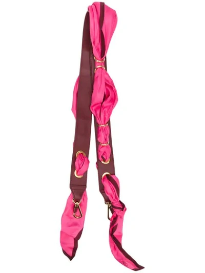 Chloé Scarf Shoulder Strap - 粉色 In Pink