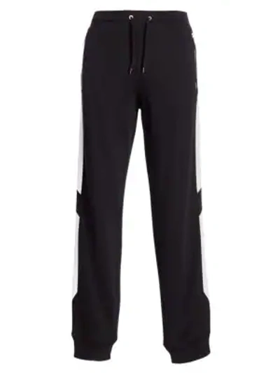 Givenchy Reflective Tape Sweatpants In Black