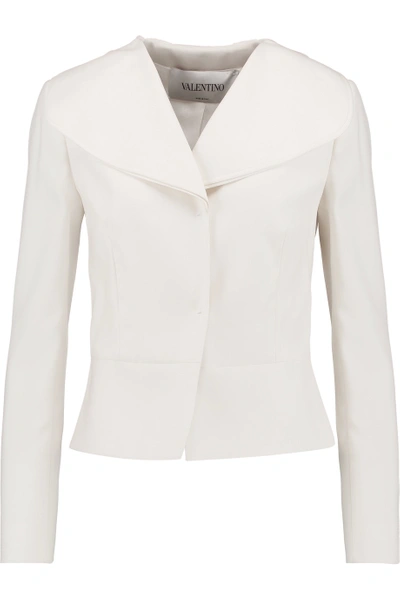Valentino Wool And Silk-blend Jacket | ModeSens