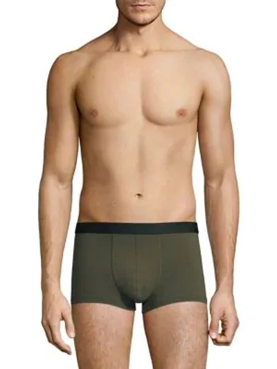 Hanro Micro Touch Boxer Briefs In Winter Olive