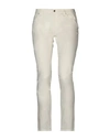 Armani Jeans Casual Pants In Ivory