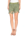 Just Cavalli Shorts In Military Green