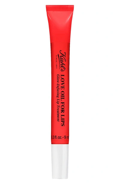 Kiehl's Since 1851 1851 Love Oil For Lips Glow-infusing Lip Treatment Apothecary Cherry 0.3 oz/ 9 ml In Ultra Red