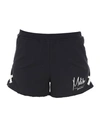 Happiness Woman Shorts & Bermuda Shorts Black Size S Cotton