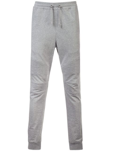 Balmain Drawstring Waist Track Pants In Grey | ModeSens