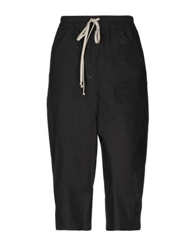 Rick Owens Drkshdw 3/4-length Shorts In Black