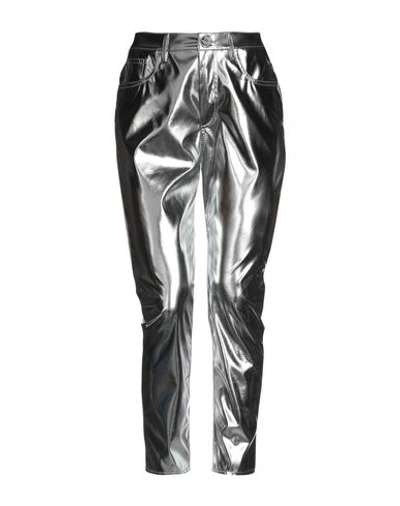 Pinko Casual Pants In Silver
