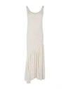 Calvin Klein 205w39nyc Woman Midi Dress Ivory Size M Cotton, Viscose