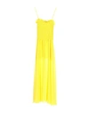 Space Style Concept Long Dress In Yellow
