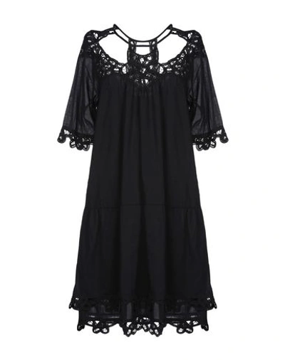 Intropia Short Dress In Black
