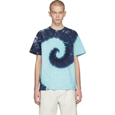 Kwaidan Editions Ssense Exclusive Blue Tie-dye T-shirt