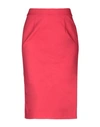 Emporio Armani Midi Skirts In Red