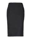 Emporio Armani Knee Length Skirt In Dark Blue