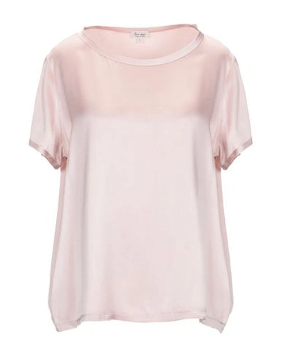 Her Shirt Blouse In Pastel Pink