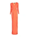Just Cavalli Long Dress In Orange