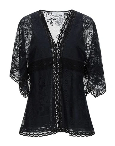 Chloé Lace Shirts & Blouses In Dark Blue