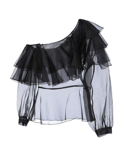 Space Style Concept Blouses In Black