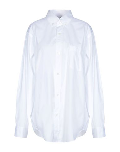 Vetements Solid Color Shirts & Blouses In White | ModeSens