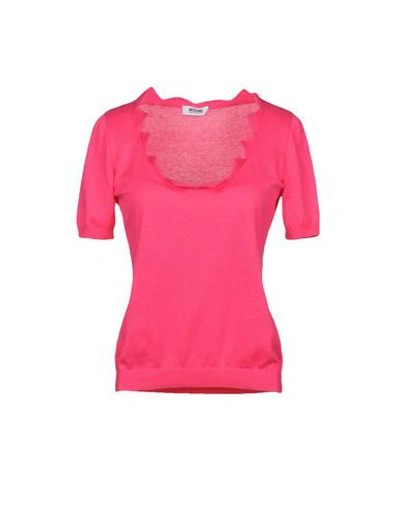 Moschino Cheap And Chic Sweater In Fuchsia