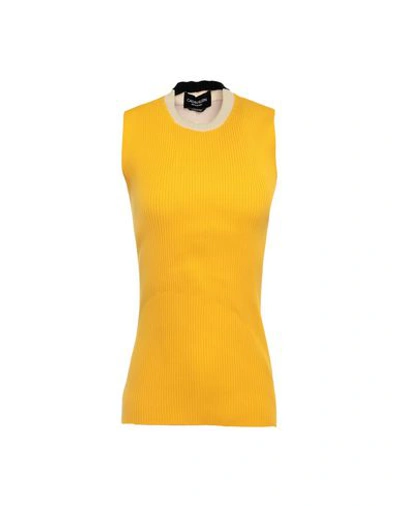 Calvin Klein 205w39nyc Sweaters In Yellow