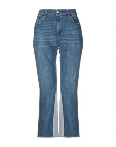 Aglini Denim Pants In Blue