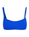 Alix Bikini Tops In Bright Blue