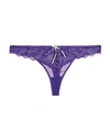 Heidi Klum Intimates G-strings In Purple