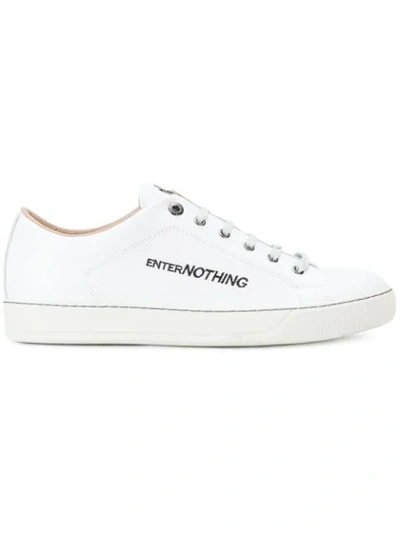 Lanvin Enter Nothing Sneakers In White