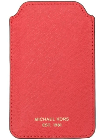 Michael Michael Kors Iphone 5 Case In Red