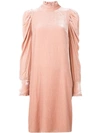 Ulla Johnson Draped Sleeve Dress In Pink