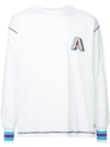 A(lefrude)e Logo Embroidered Sweatshirt - White