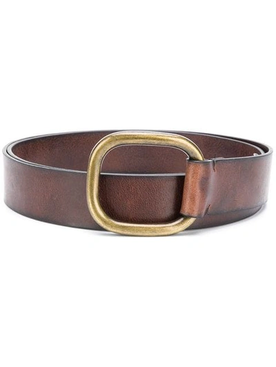 Dsquared2 Antique Buckle Belt In Brown