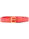 Prada Buckle Belt In Pink