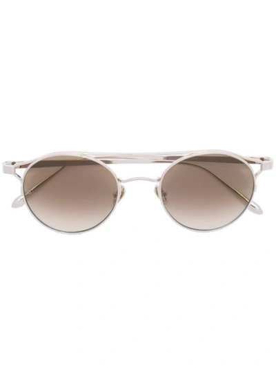 Linda Farrow Round Sunglasses - Gold