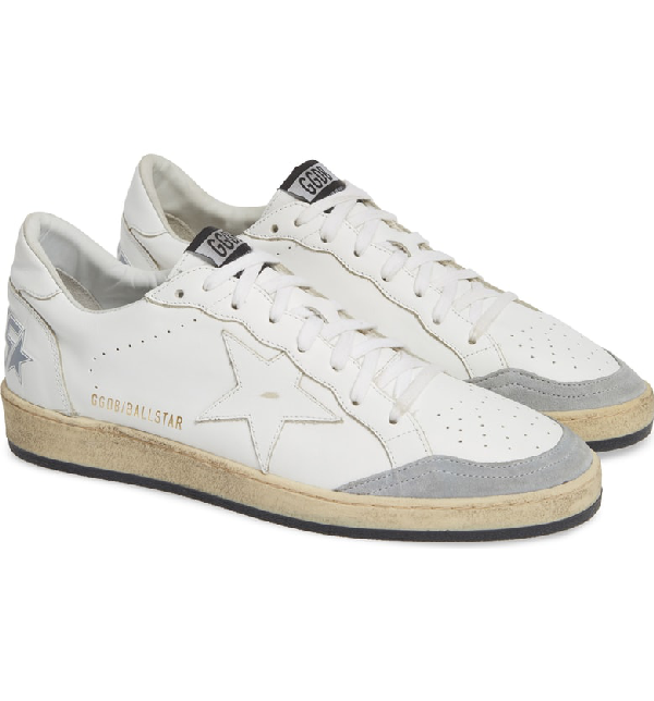 Golden Goose B-ball Star Sneaker In White Leather/ Suede | ModeSens