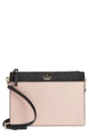 Kate Spade Cameron Street Clarise Leather Shoulder Bag - Pink In Warm Vellum/ Tusk/ Black