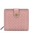 Bottega Veneta French Wallet - Pink