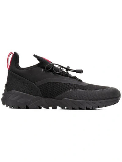 Moncler Low Top Trainers In 999 Black