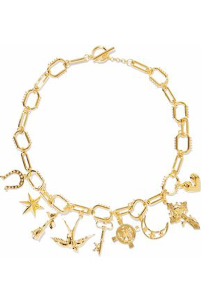 Noir Jewelry Woman Gold-tone Necklace Gold