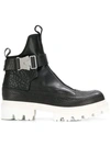 Artselab Leather Ankle Boots In Black